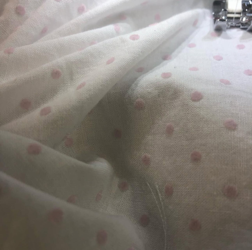 PINK SWISS DOTS
