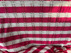 RED AND WHITE STIPES SWEATER KNIT