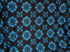 BLACK AND BLUE INTERLOCK KNIT