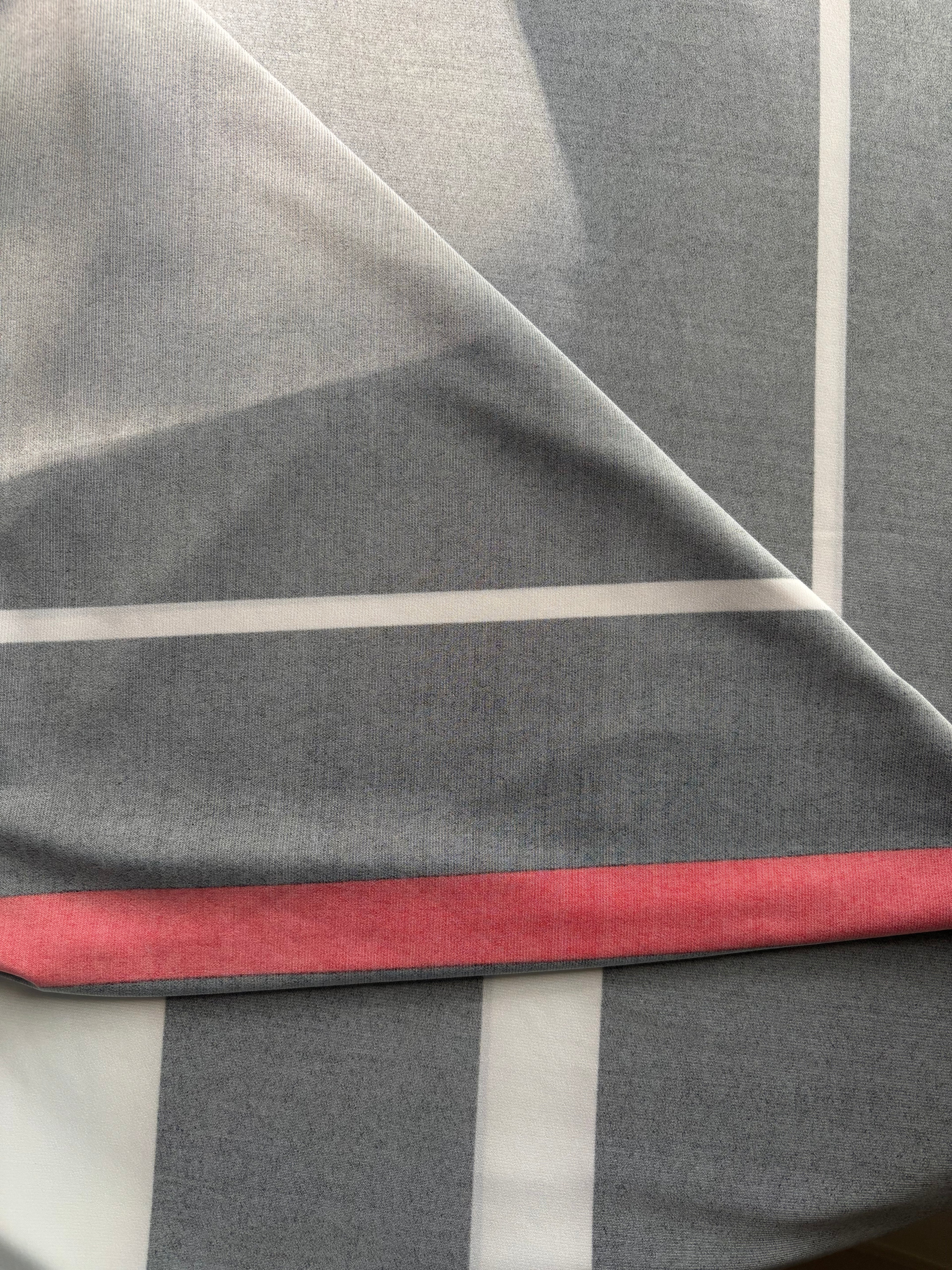 STRIPPED BORDER INTERLOCK KNIT FROM NYC