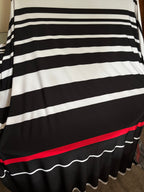 STRIPPED BORDER INTERLOCK KNIT FROM NYC
