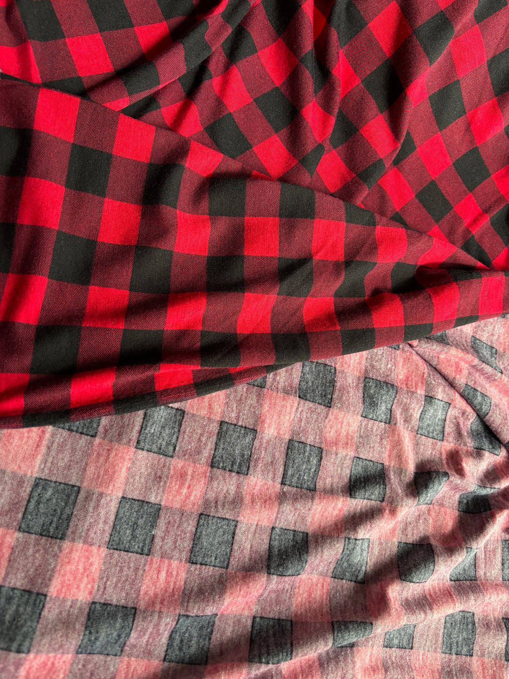 RED & BLACK BUFFALO PLAID JERSEY 2