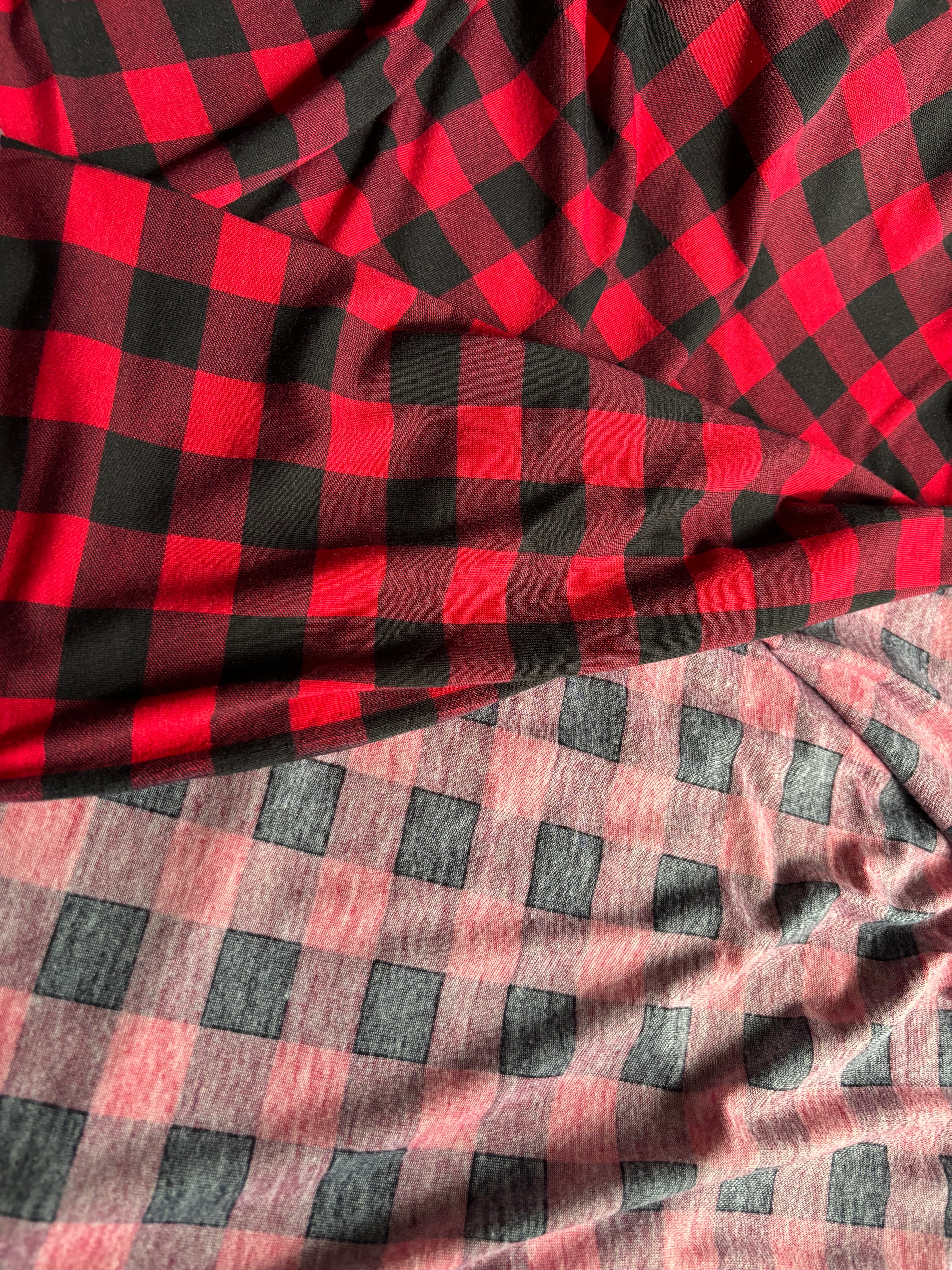 RED & BLACK BUFFALO PLAID JERSEY 2