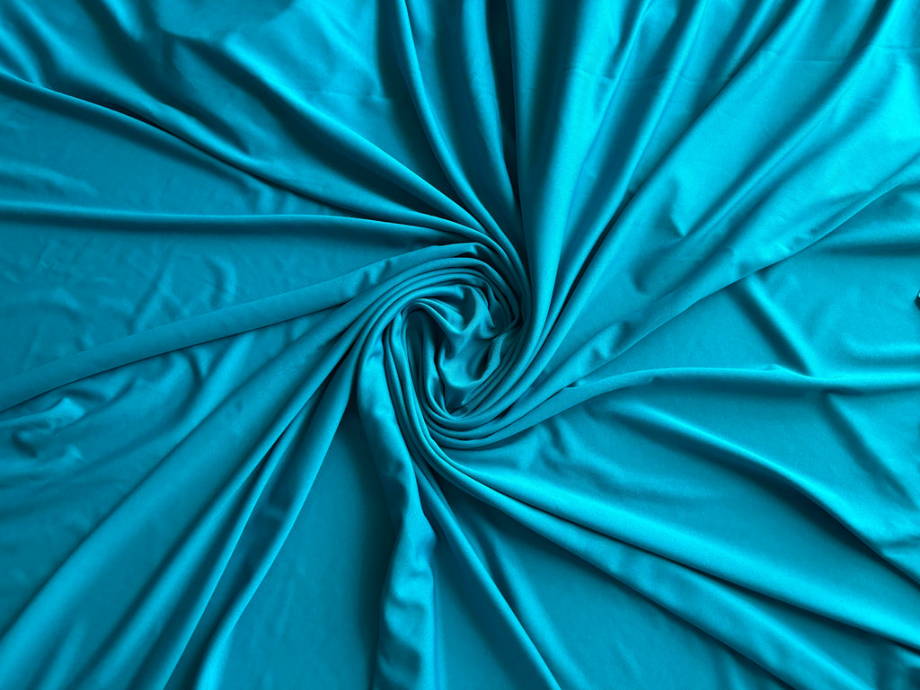 VINTAGE TEAL LIGHTWEIGHT PONTE KNIT