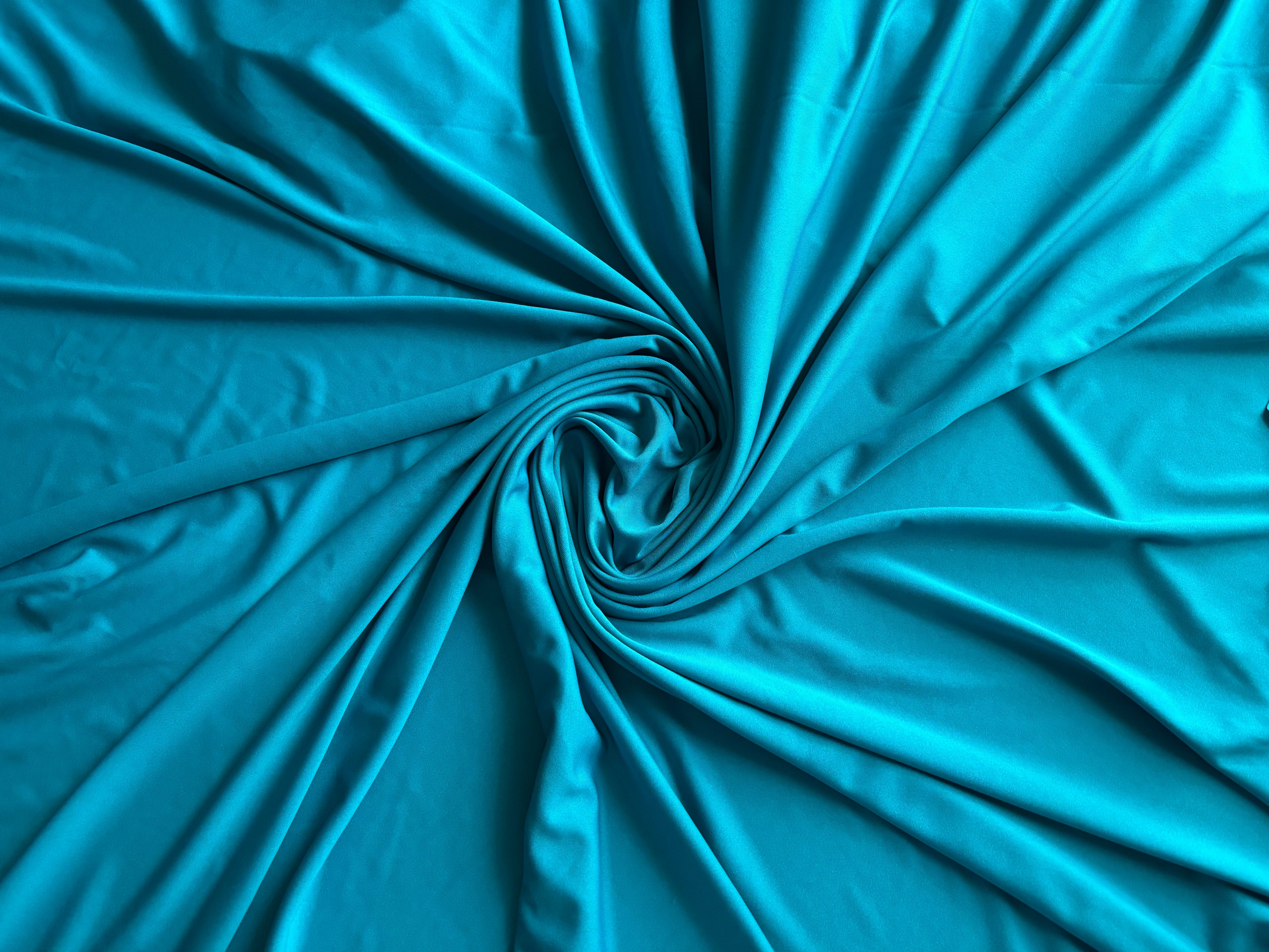 VINTAGE TEAL LIGHTWEIGHT PONTE KNIT