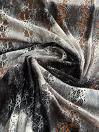 LARGE STRIPPED SUPER SOFT LACE KNIT