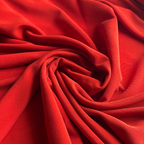 VINTAGE SOLID BURNT ORANGE RIBBED DOUBLE KNIT