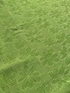 LIME GREEN SOFT STRETCHY LACE