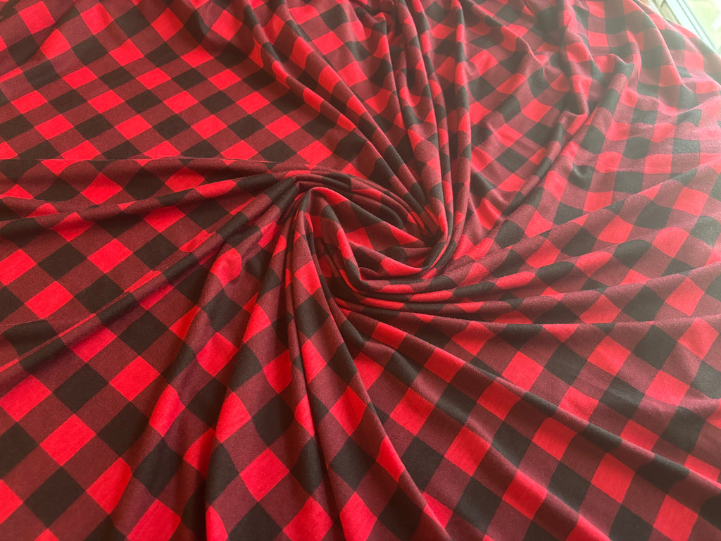RED & BLACK BUFFALO PLAID JERSEY 2