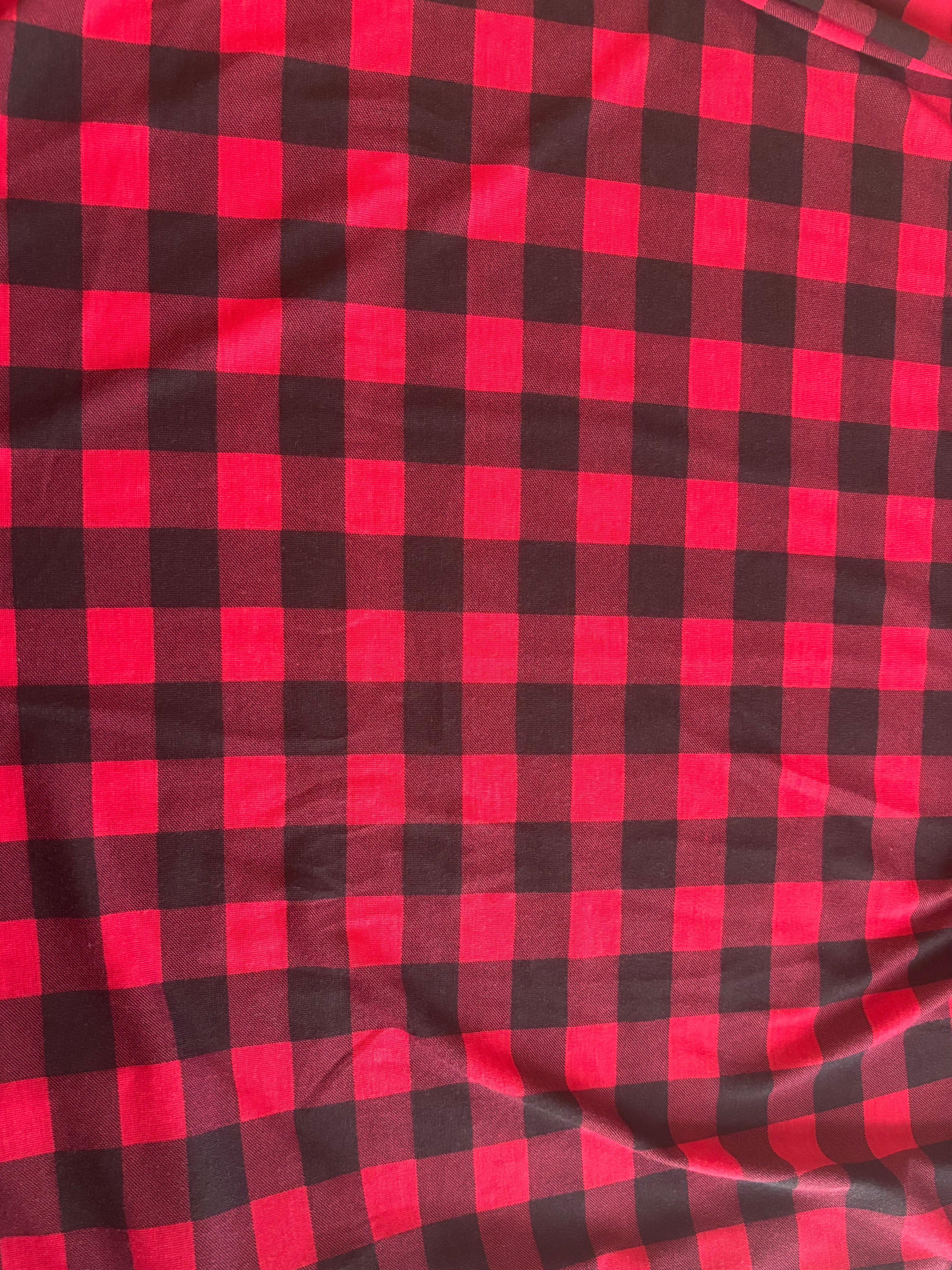 RED & BLACK BUFFALO PLAID JERSEY 2
