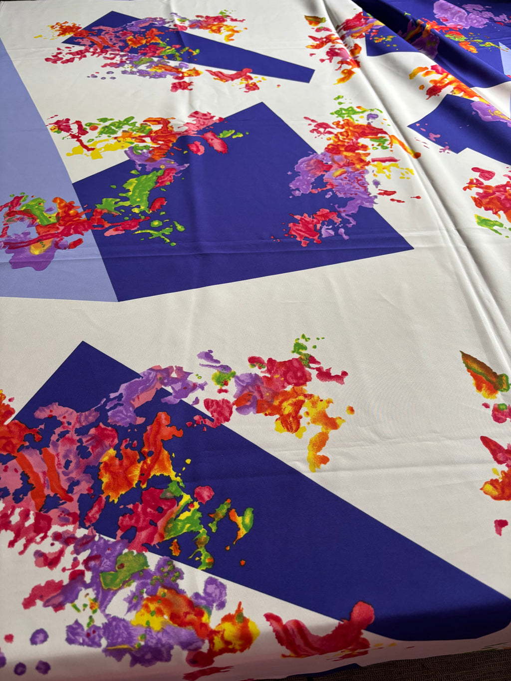 MULTI COLORED SILKY PRINT