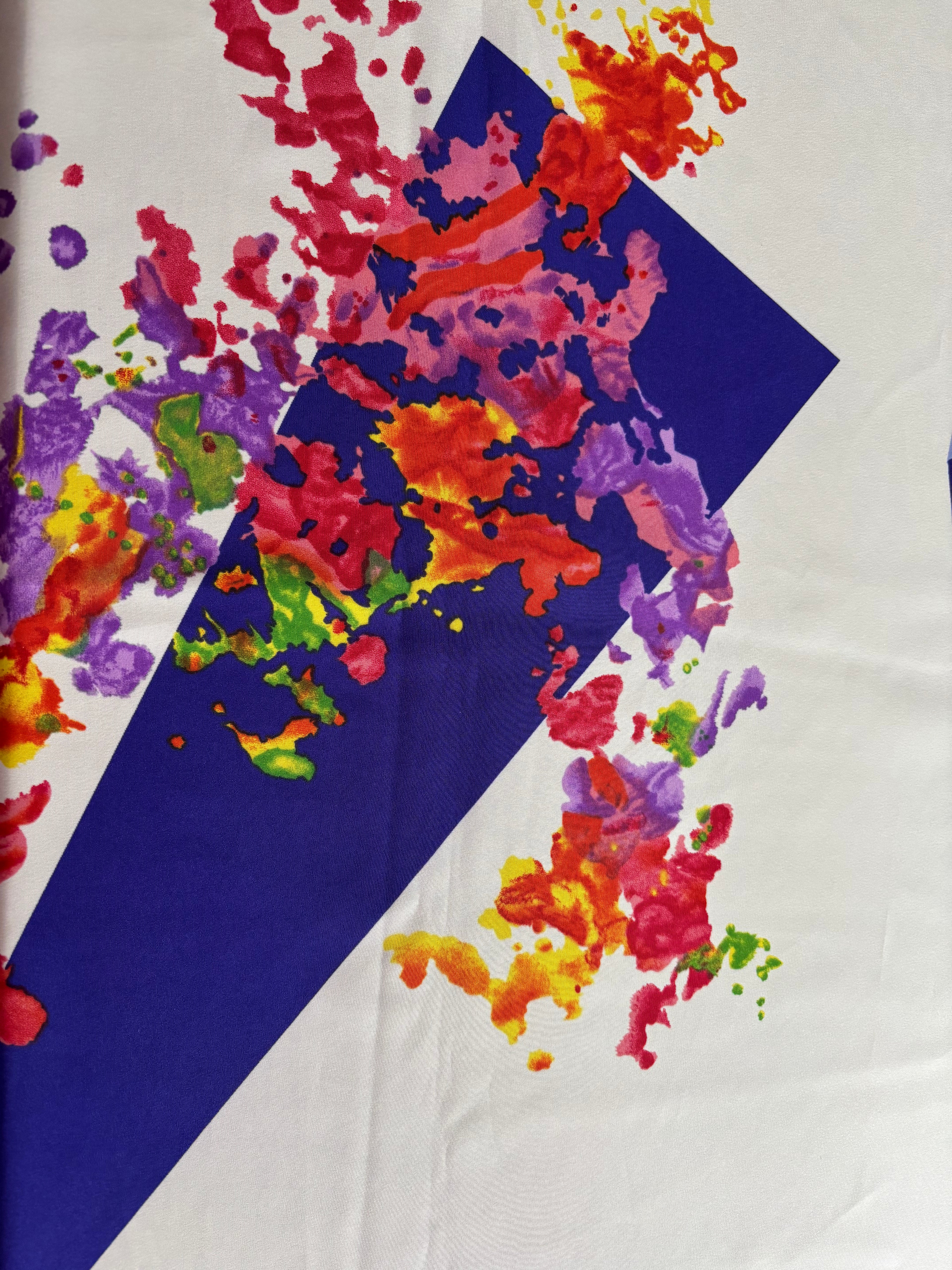 MULTI COLORED SILKY PRINT