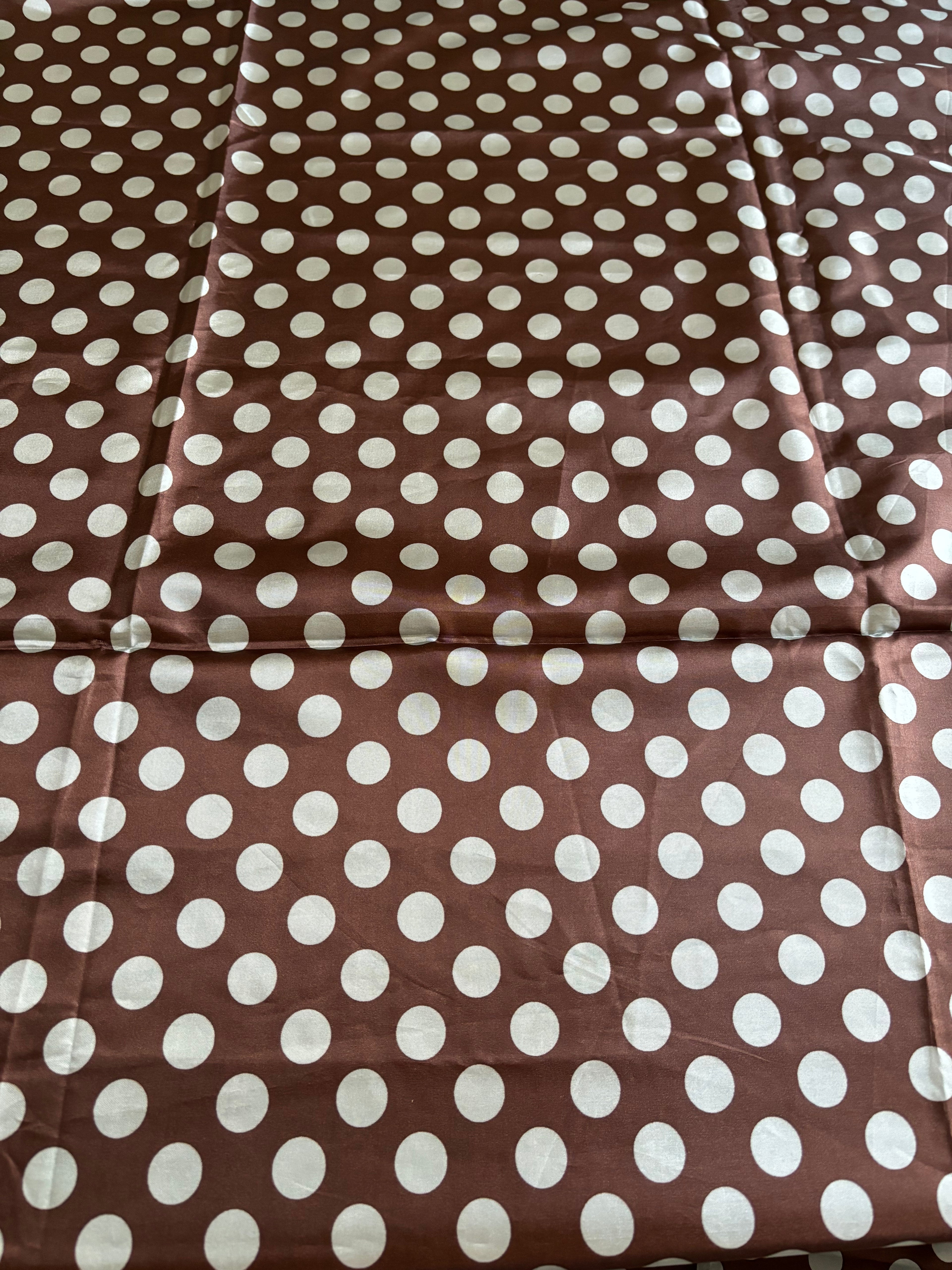 LIGHT BLUE POLKA DOT LINING