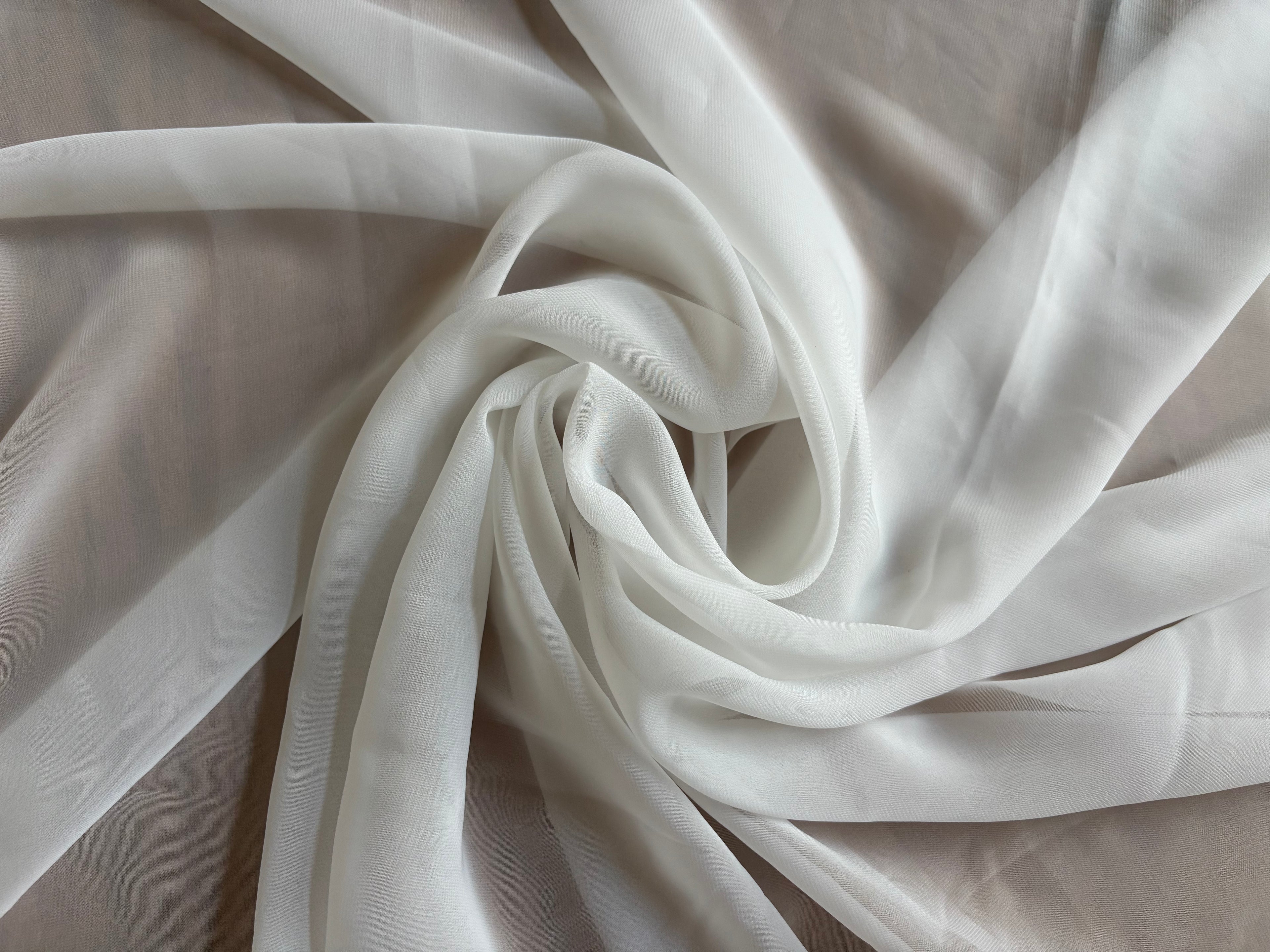 WHITE CHIFFON