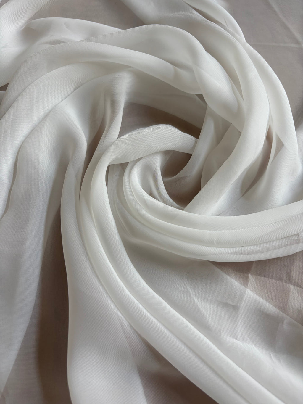 WHITE CHIFFON