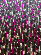 SILKY GEOMETRICS CHARMEUSE