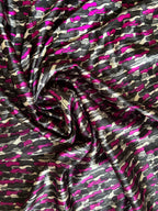 SILKY GEOMETRICS CHARMEUSE