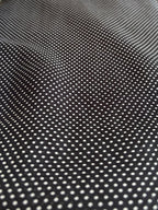 BLACK AND WHITE POLKA DOT CHIFFON
