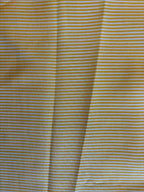YELLOW AND WHITE STRIPPED SHIRTING