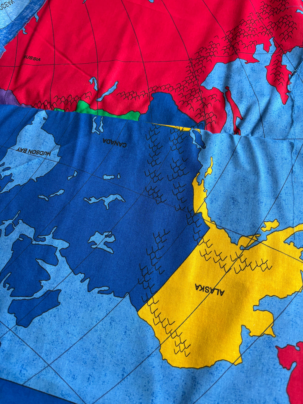 COLORFUL WORLD MAP PANEL FROM WINDMIL
