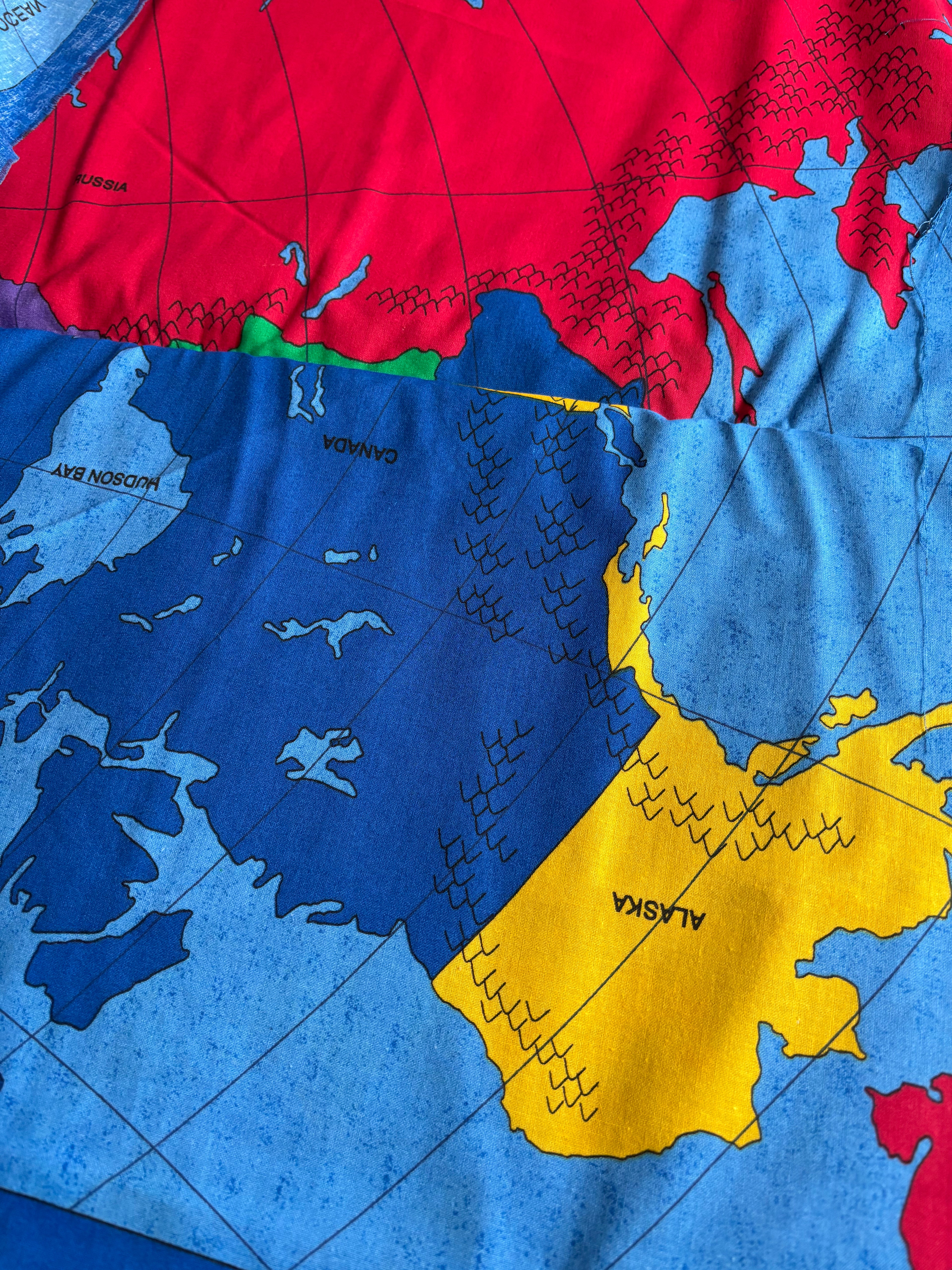 COLORFUL WORLD MAP PANEL FROM WINDMIL