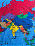 COLORFUL WORLD MAP PANEL FROM WINDMIL