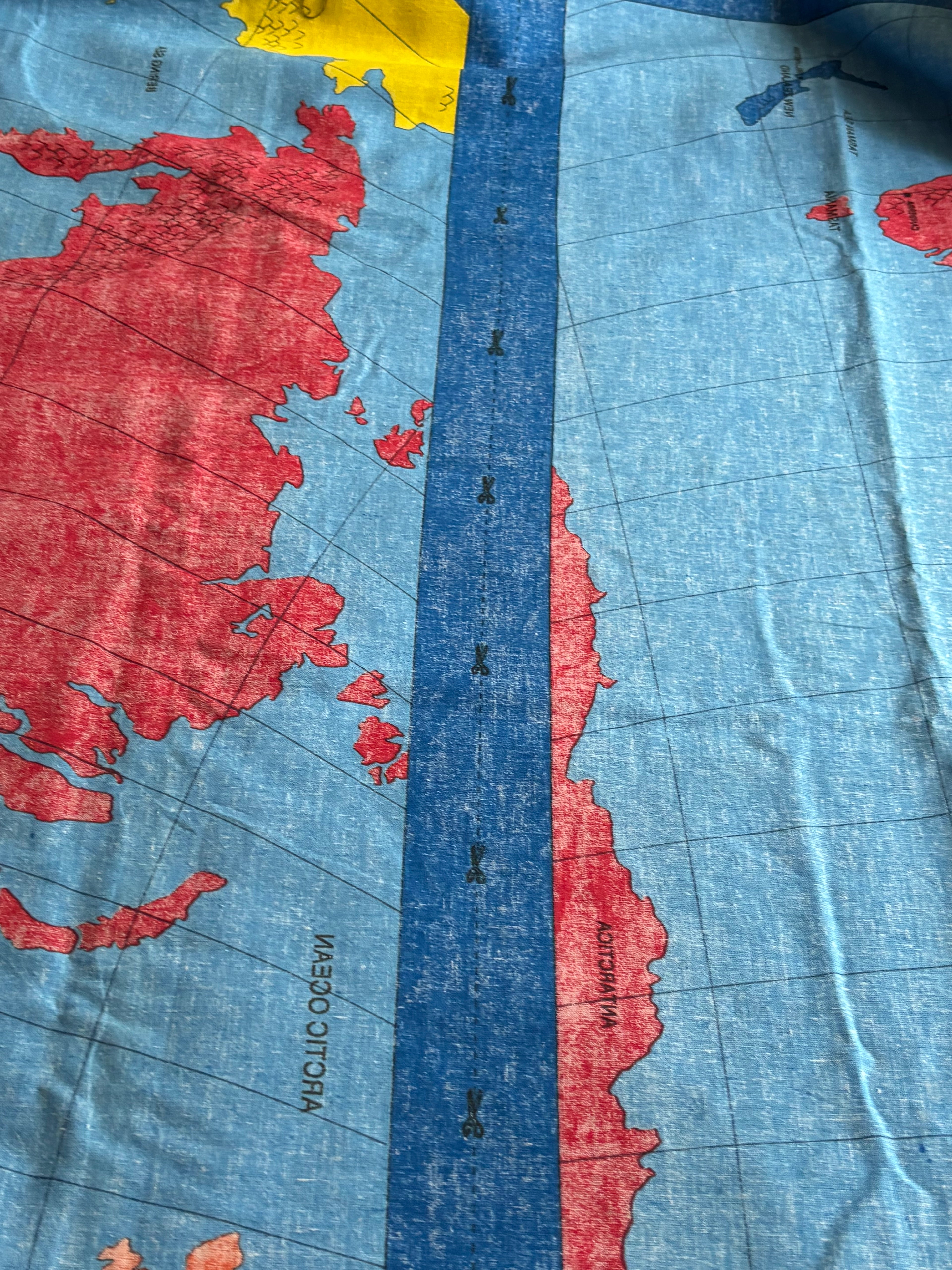 COLORFUL WORLD MAP PANEL FROM WINDMIL