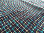 STRETCHY PLAID COTTON WOVEN