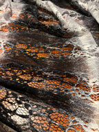 LARGE STRIPPED SUPER SOFT LACE KNIT