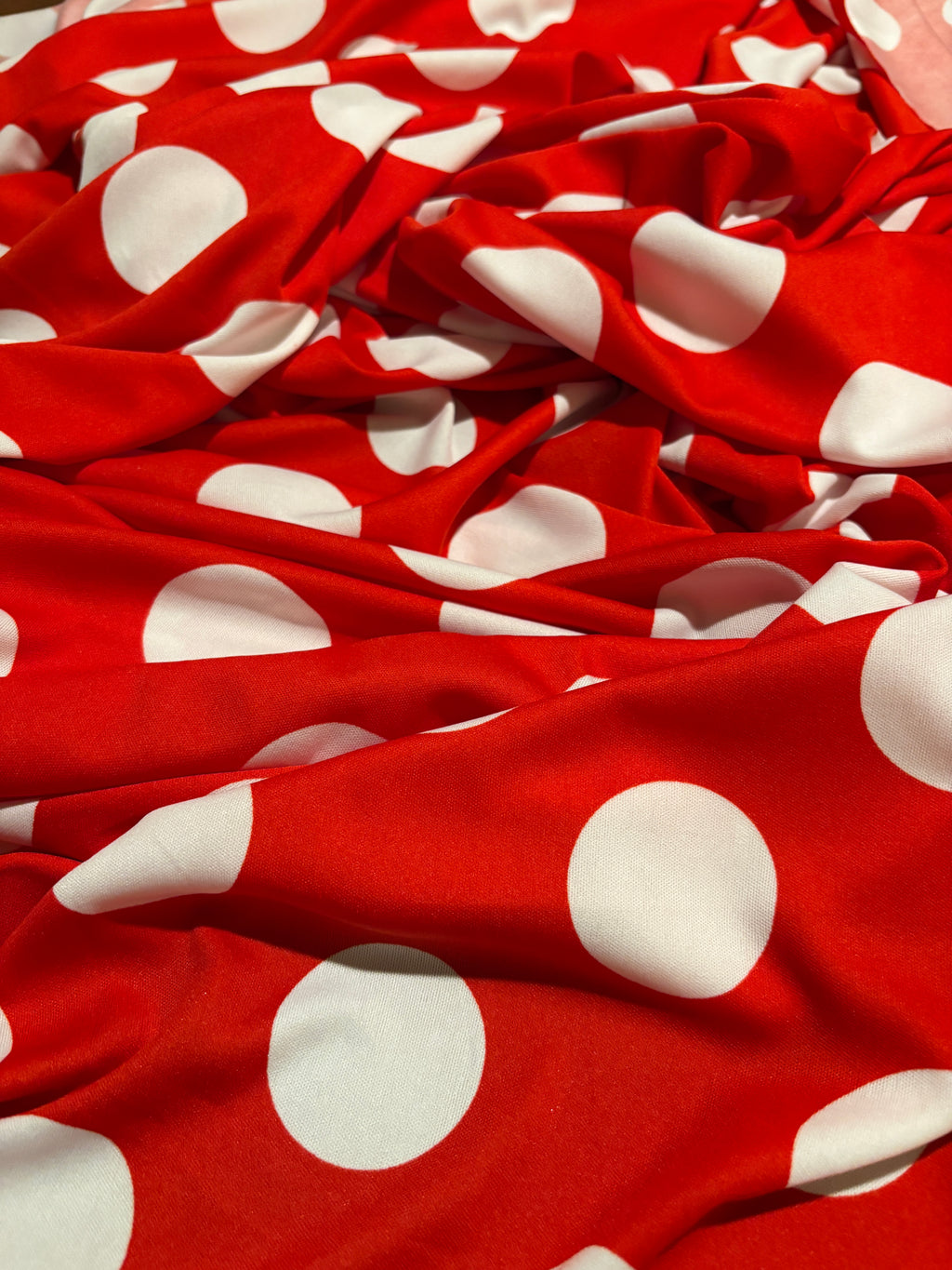 RED AND WHITE POLKA DOTS