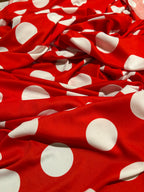 RED AND WHITE POLKA DOTS