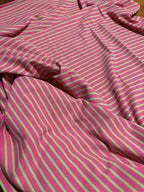 PINK AND GREEN STRIPPED KNIT