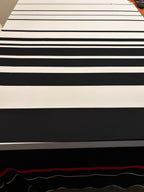 STRIPPED BORDER INTERLOCK KNIT FROM NYC