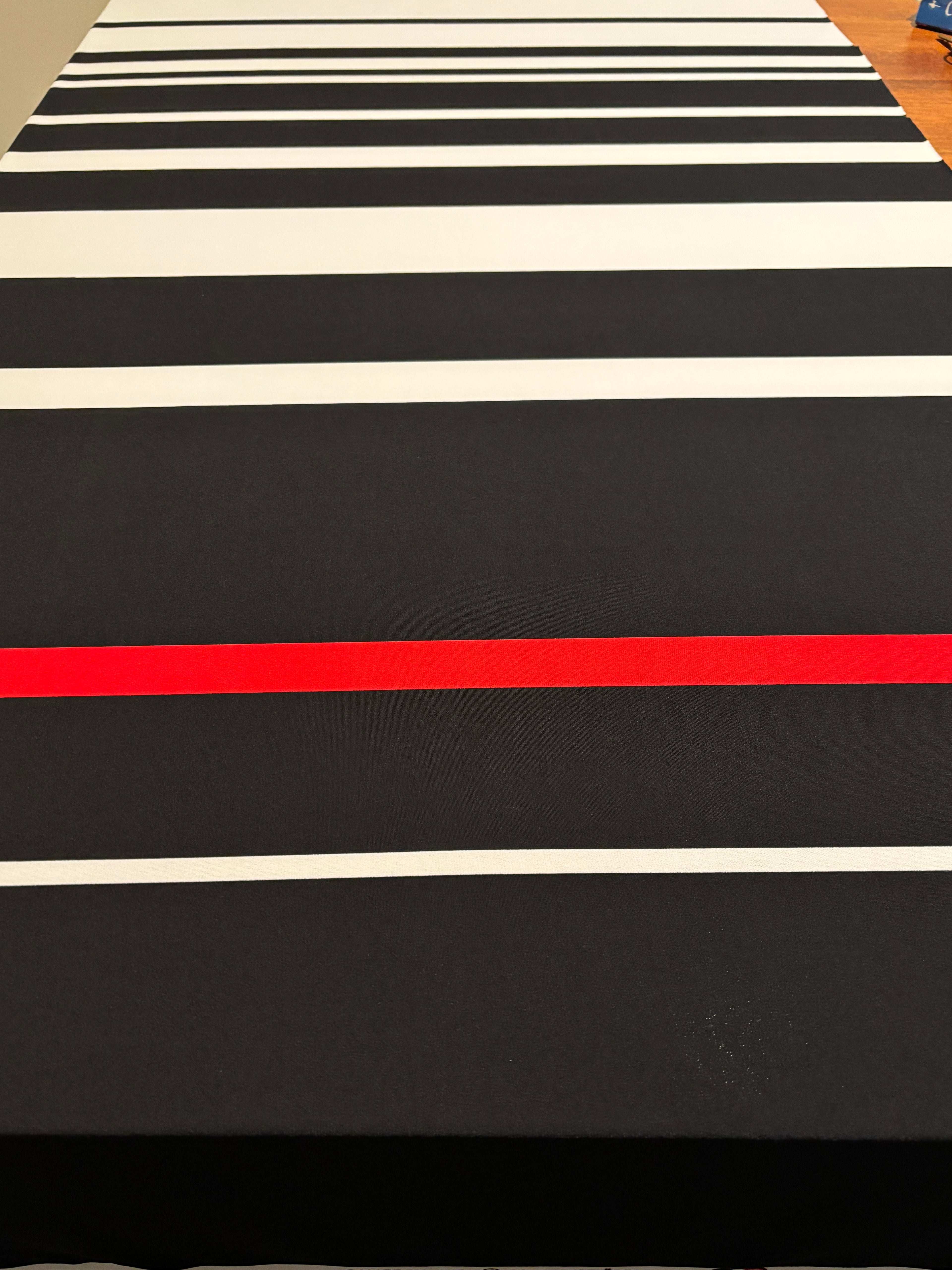 STRIPPED BORDER INTERLOCK KNIT FROM NYC