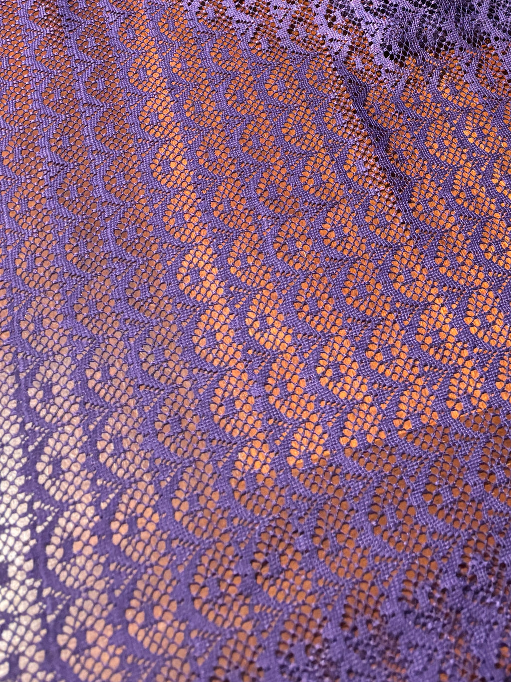 SOLID DARK  PURPLE LACE