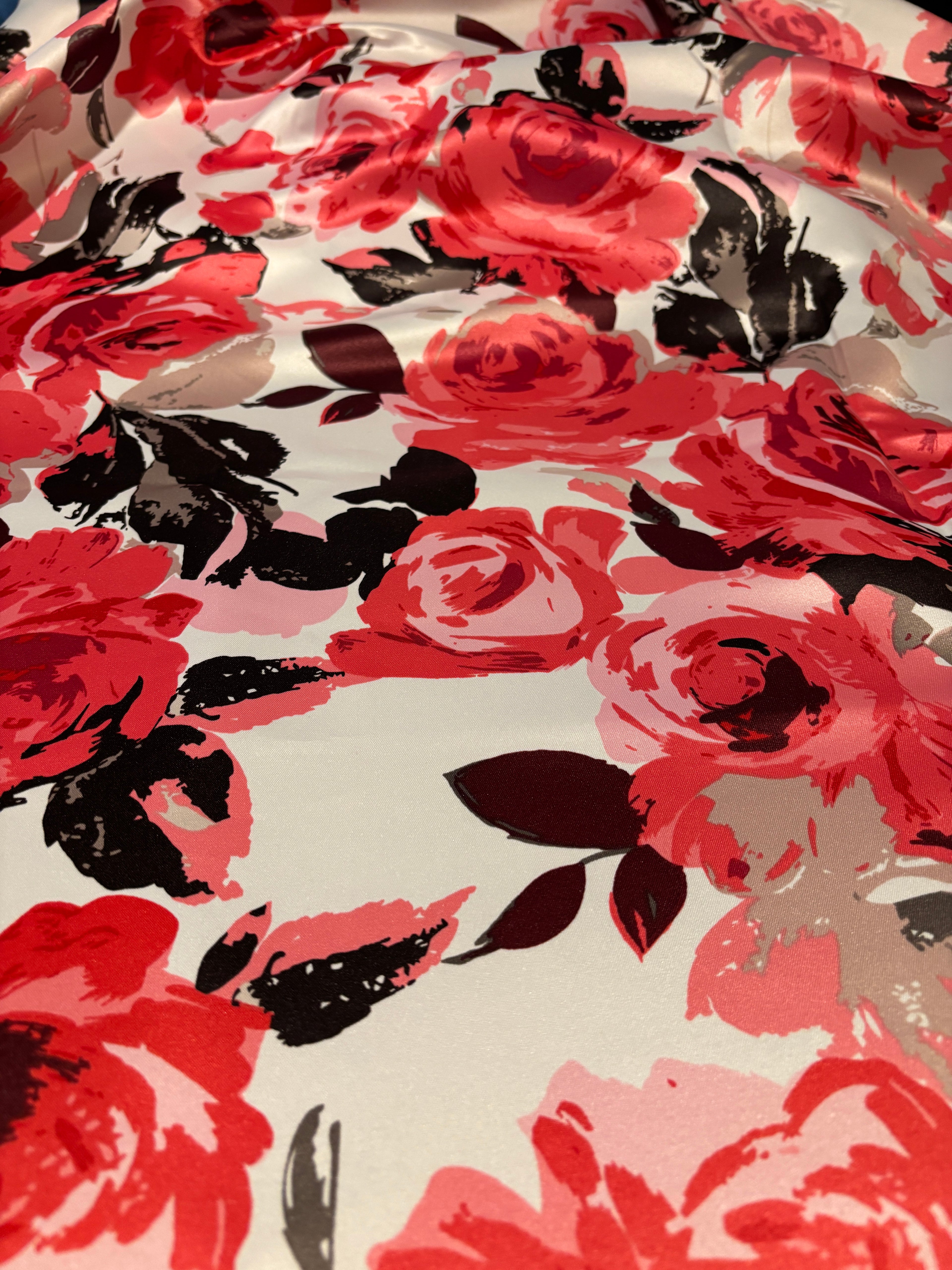 MULTI COLORED FLORAL SILKY PRINT