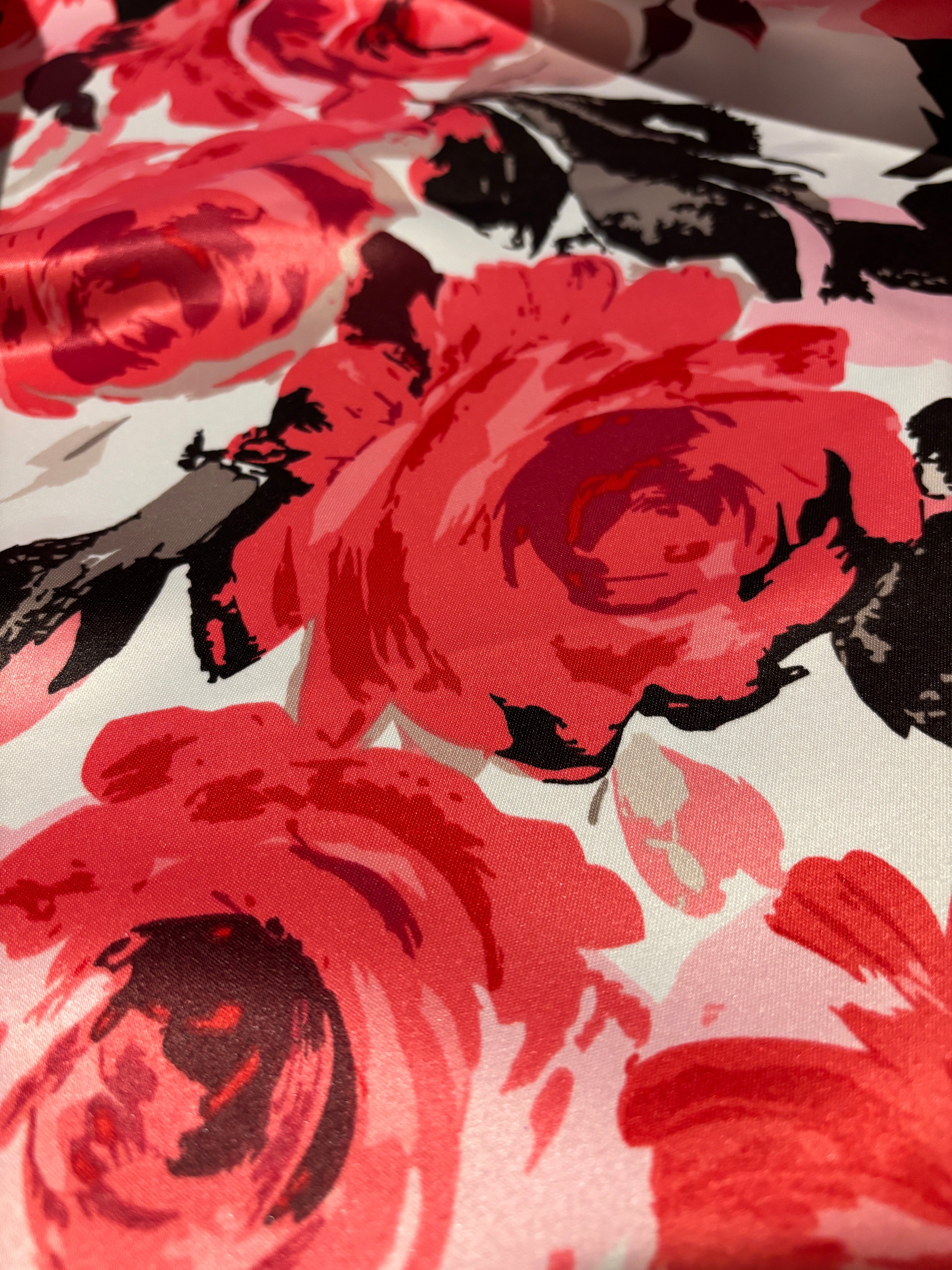 MULTI COLORED FLORAL SILKY PRINT