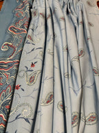 PAISLEY BORDER SILKY PRINT