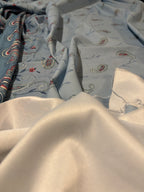 PAISLEY BORDER SILKY PRINT