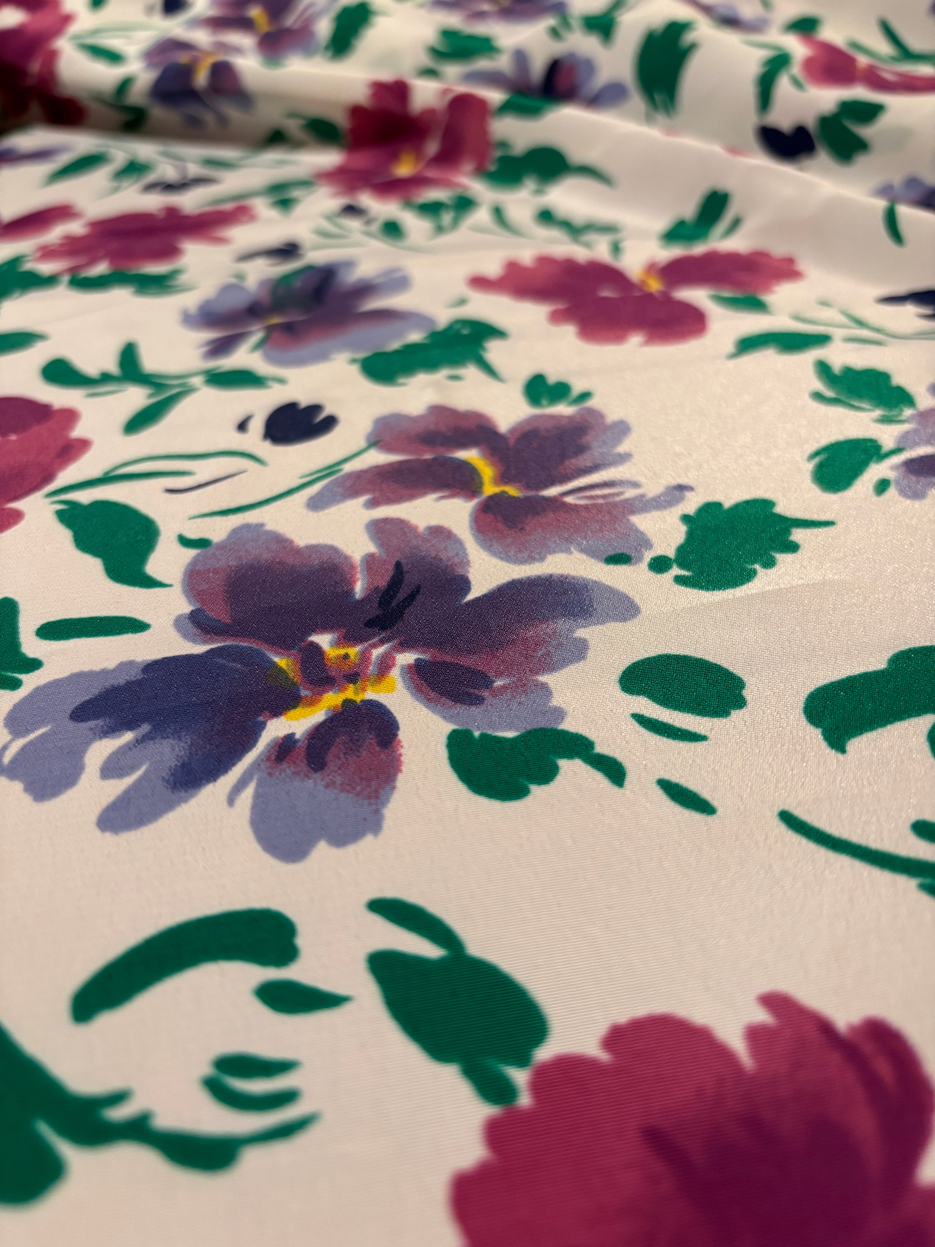 VINTAGE SHADES OF PURPLE CHARMEUSE