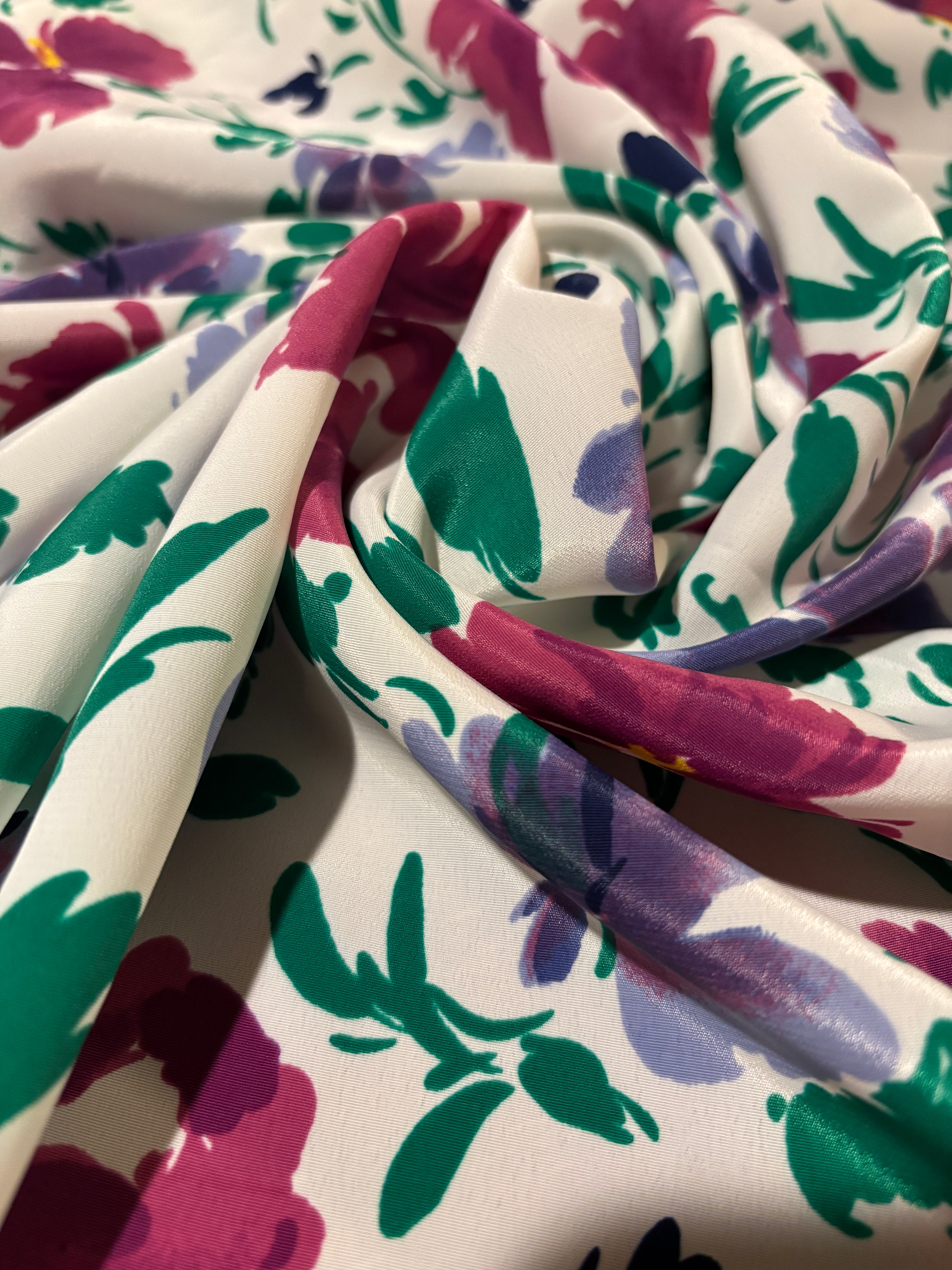 VINTAGE SHADES OF PURPLE CHARMEUSE