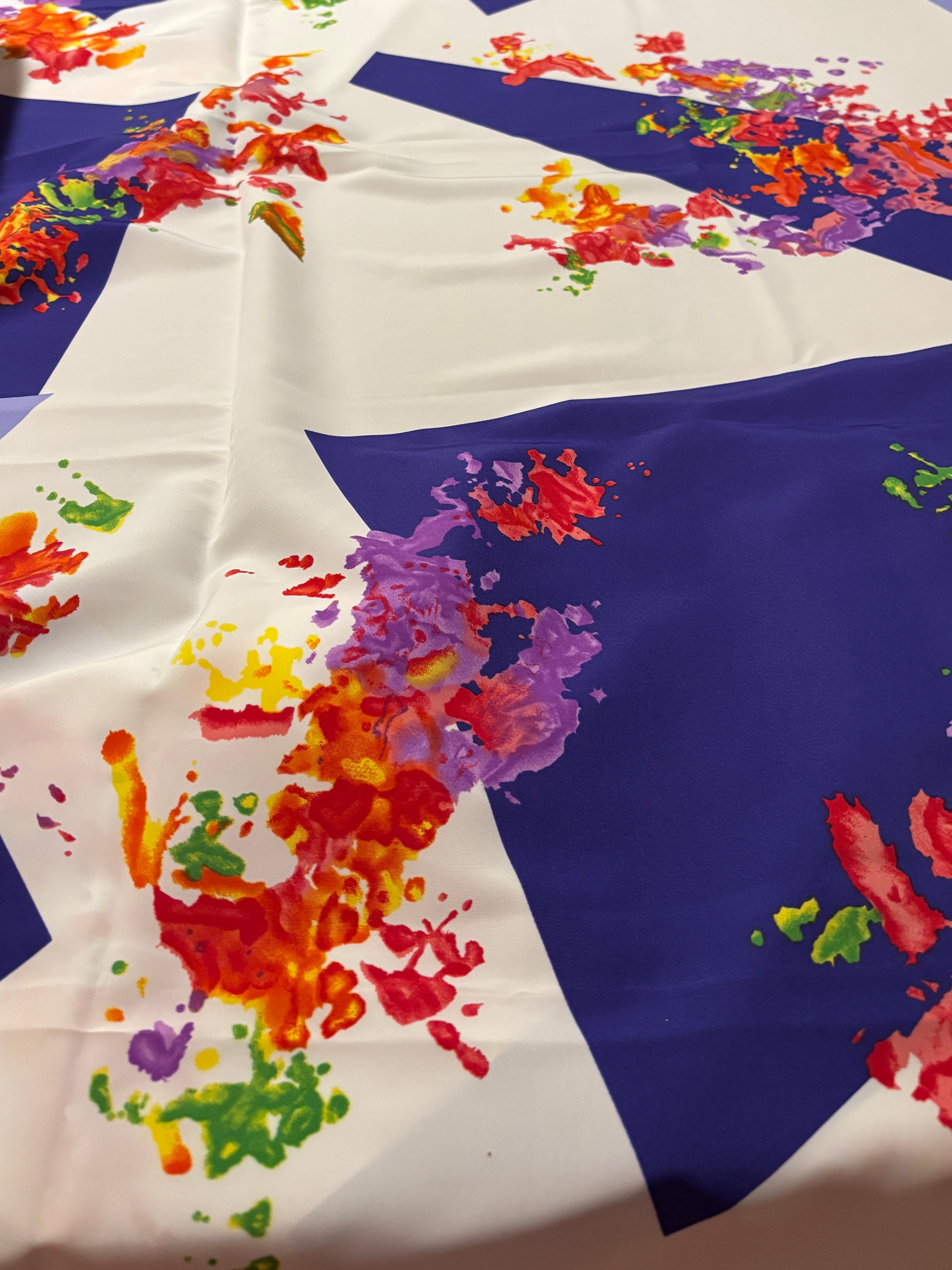 MULTI COLORED SILKY PRINT