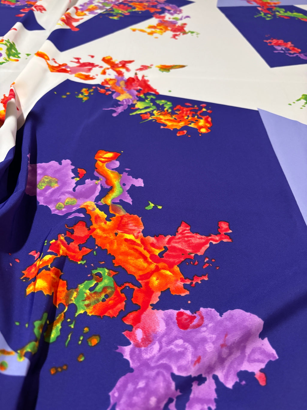MULTI COLORED SILKY PRINT
