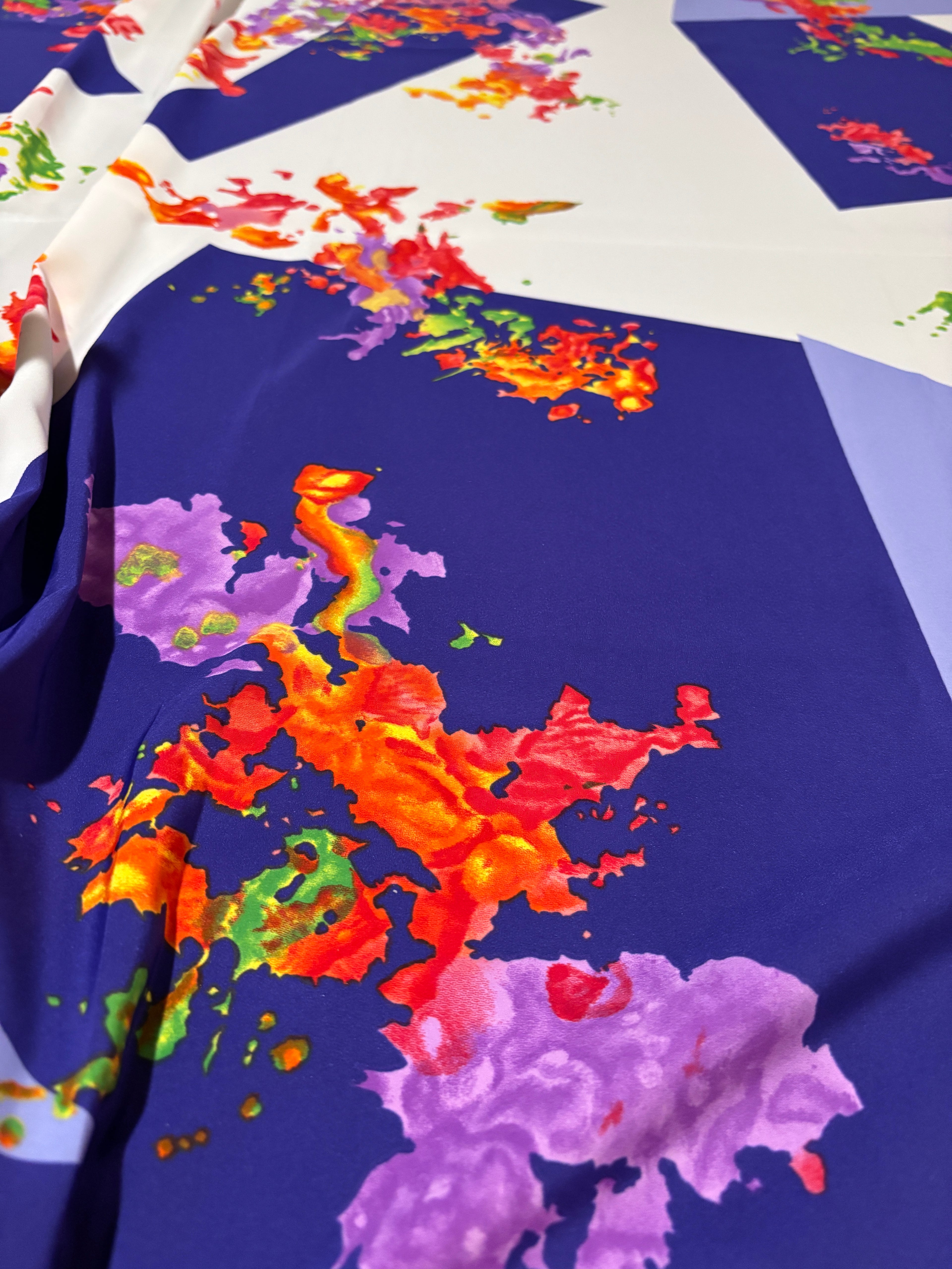 MULTI COLORED SILKY PRINT