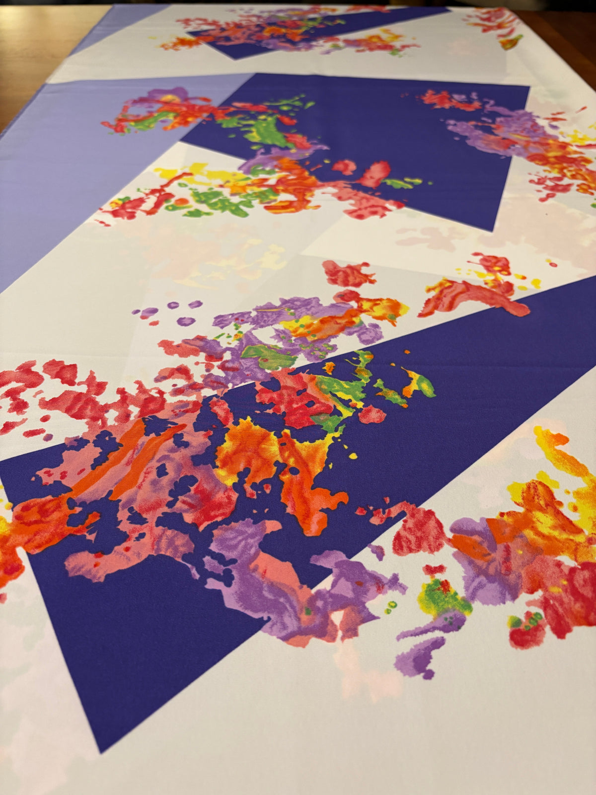 MULTI COLORED SILKY PRINT