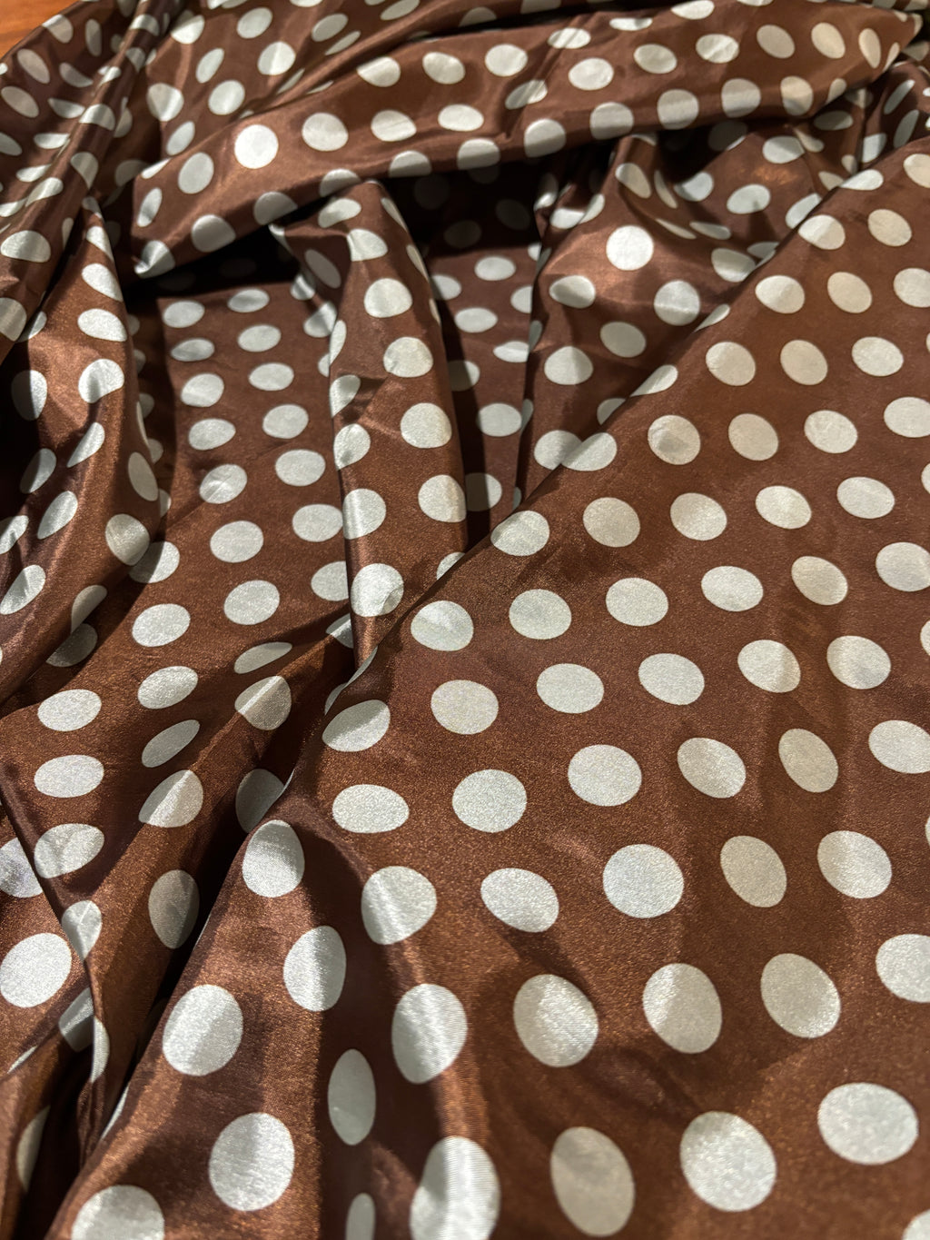 LIGHT BLUE POLKA DOT LINING