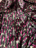 SILKY GEOMETRICS CHARMEUSE