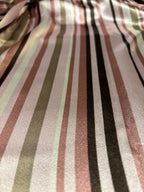 SILKY STRIPPED CHARMEUSE