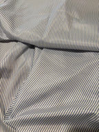 WHITE AND BLUE PIN STRIPPES