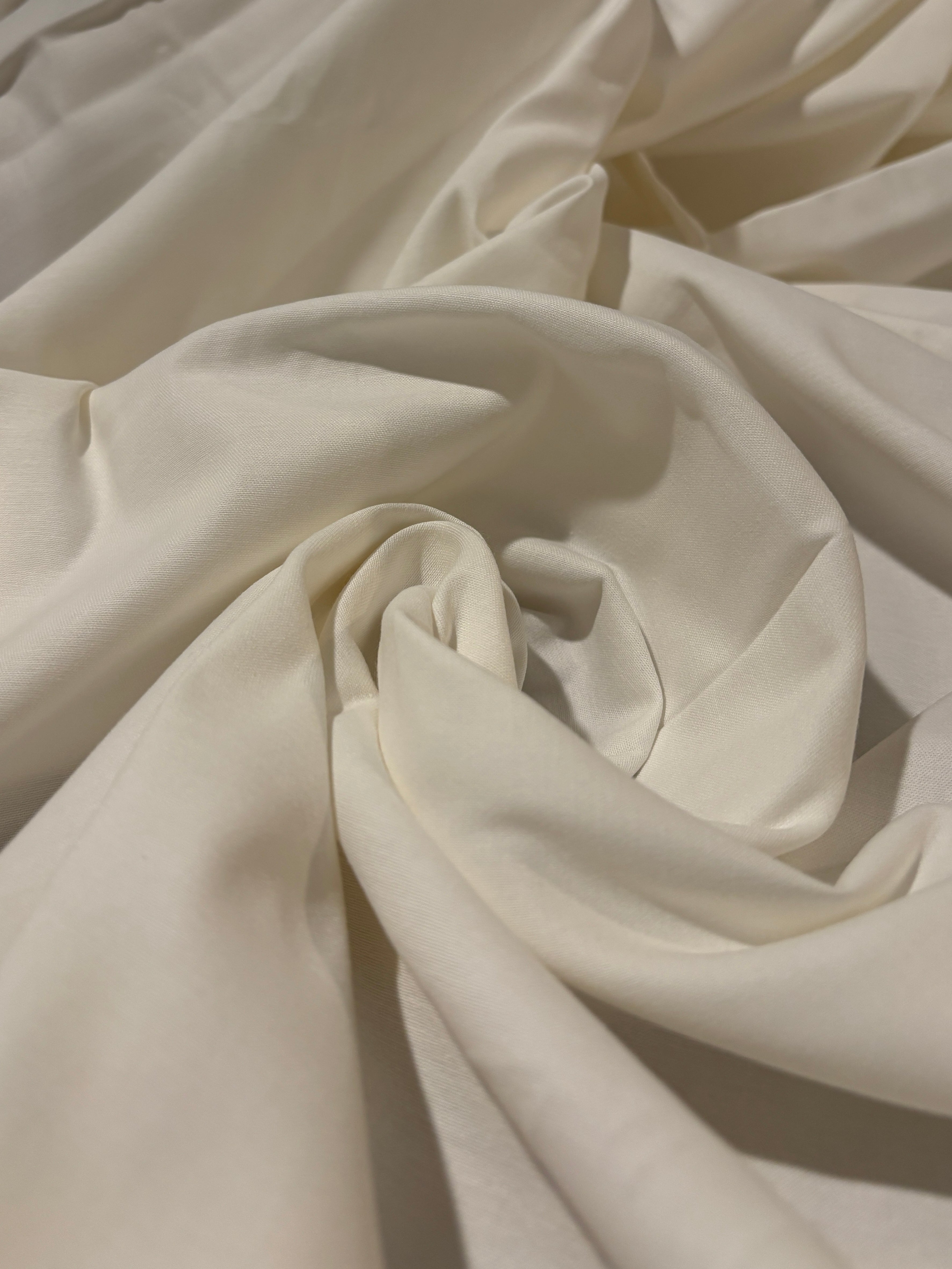 CREME STRETCH COTTON TWILL